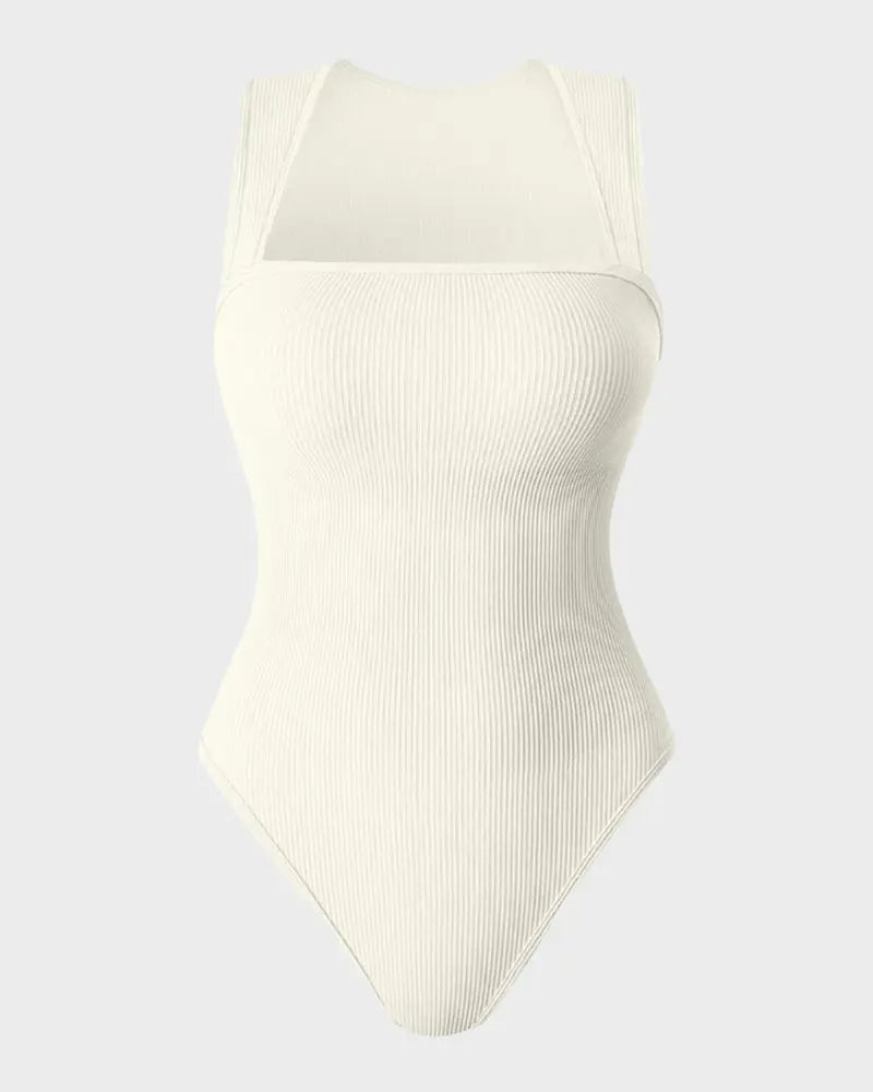 Body Sin Mangas Con Control De Abdomen Curvify - beige