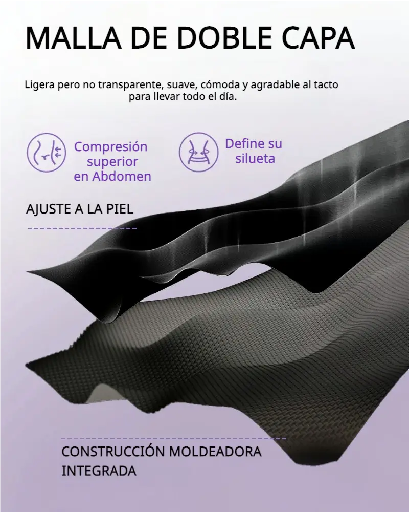Faja moldeadora de glúteos con control de abdomen y cremallera en la entrepierna Curvify