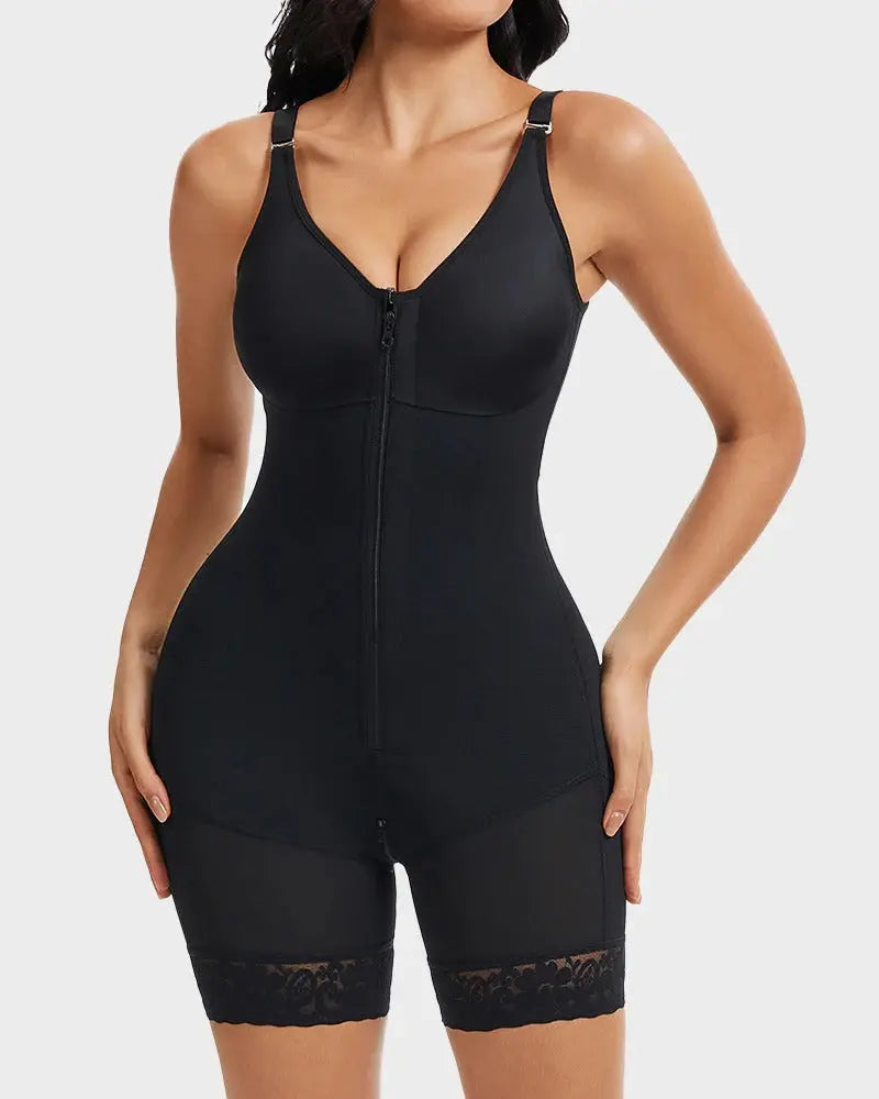 Faja moldeadora de glúteos con control de abdomen y cremallera en la entrepierna Curvify