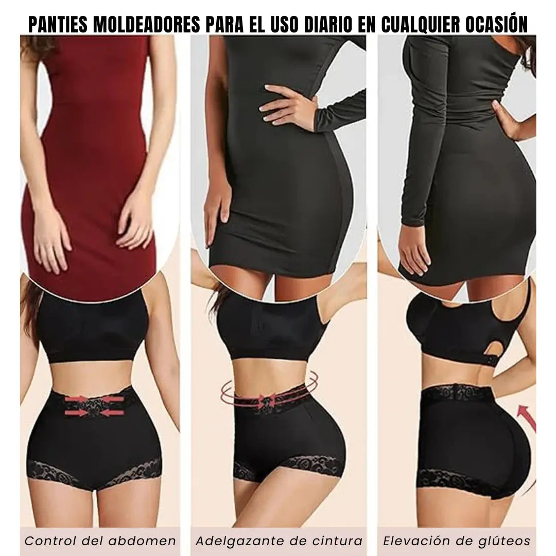 Shorts de talle alto con efecto levantamiento de glúteos Curvify