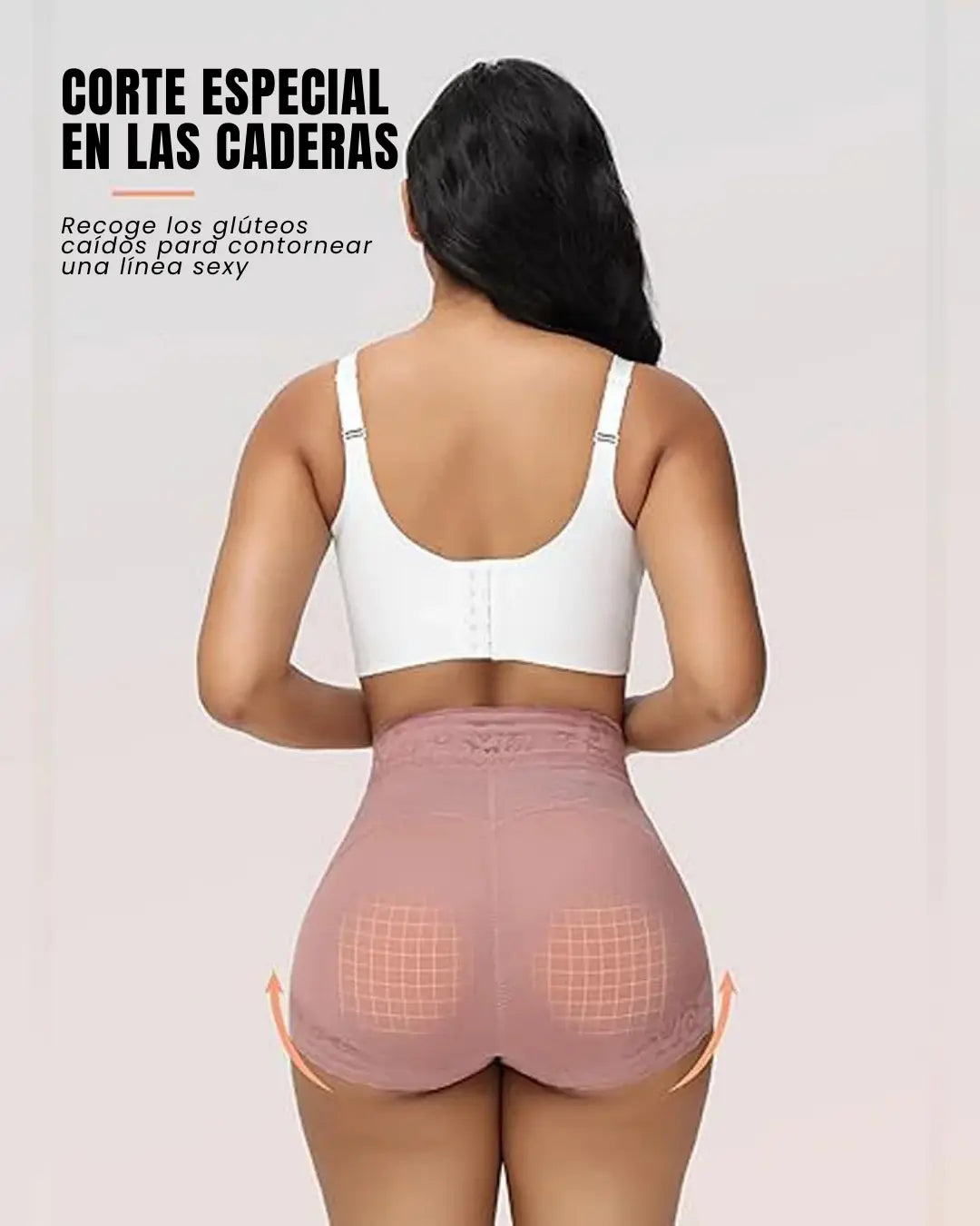 Shorts de talle alto con efecto levantamiento de glúteos Curvify